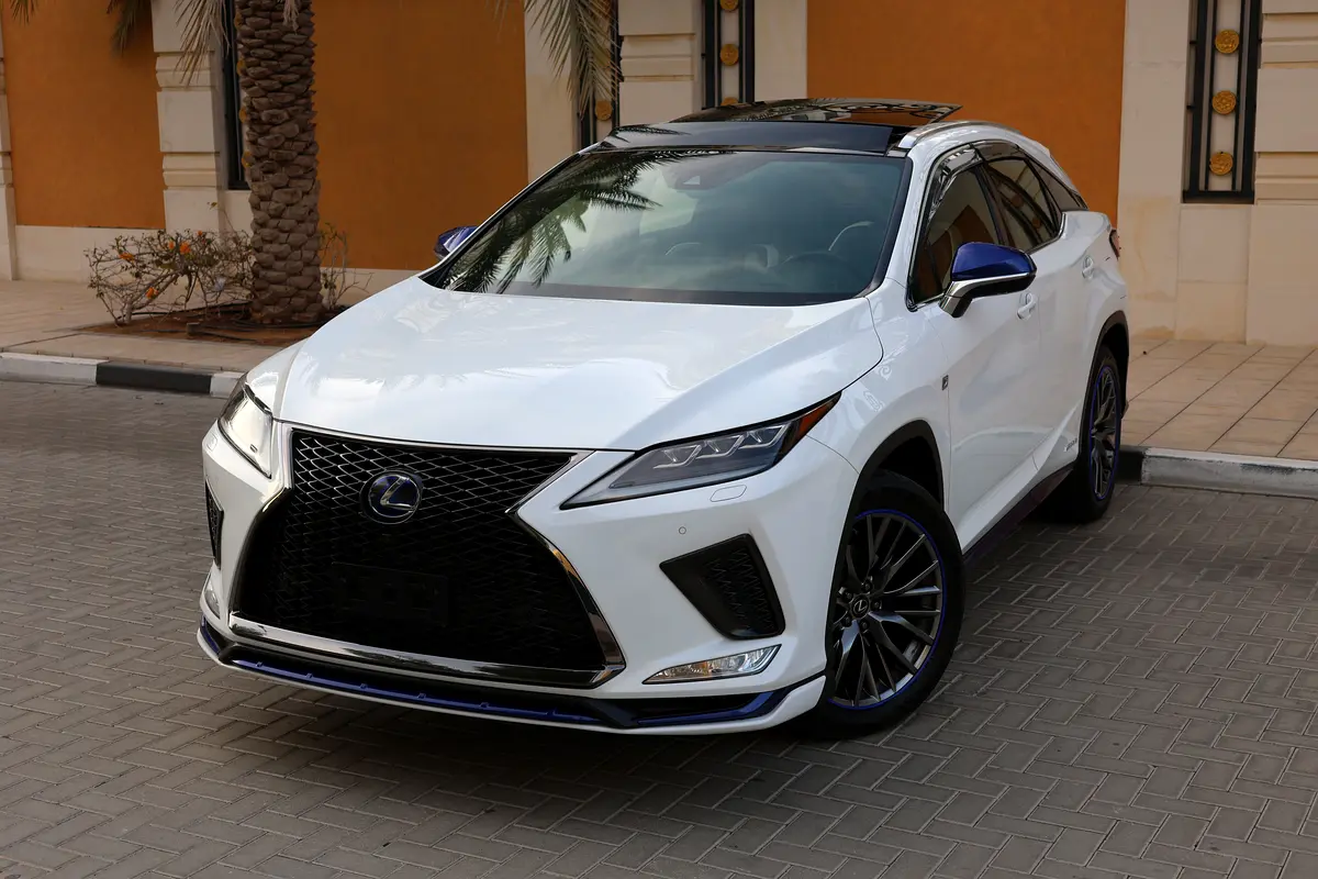 Lexus RX450h-F SPORT-2021-152000KM-GCC SPECS-EXCELLENT CONDITION full service history at Lexus - Thumbnail 2