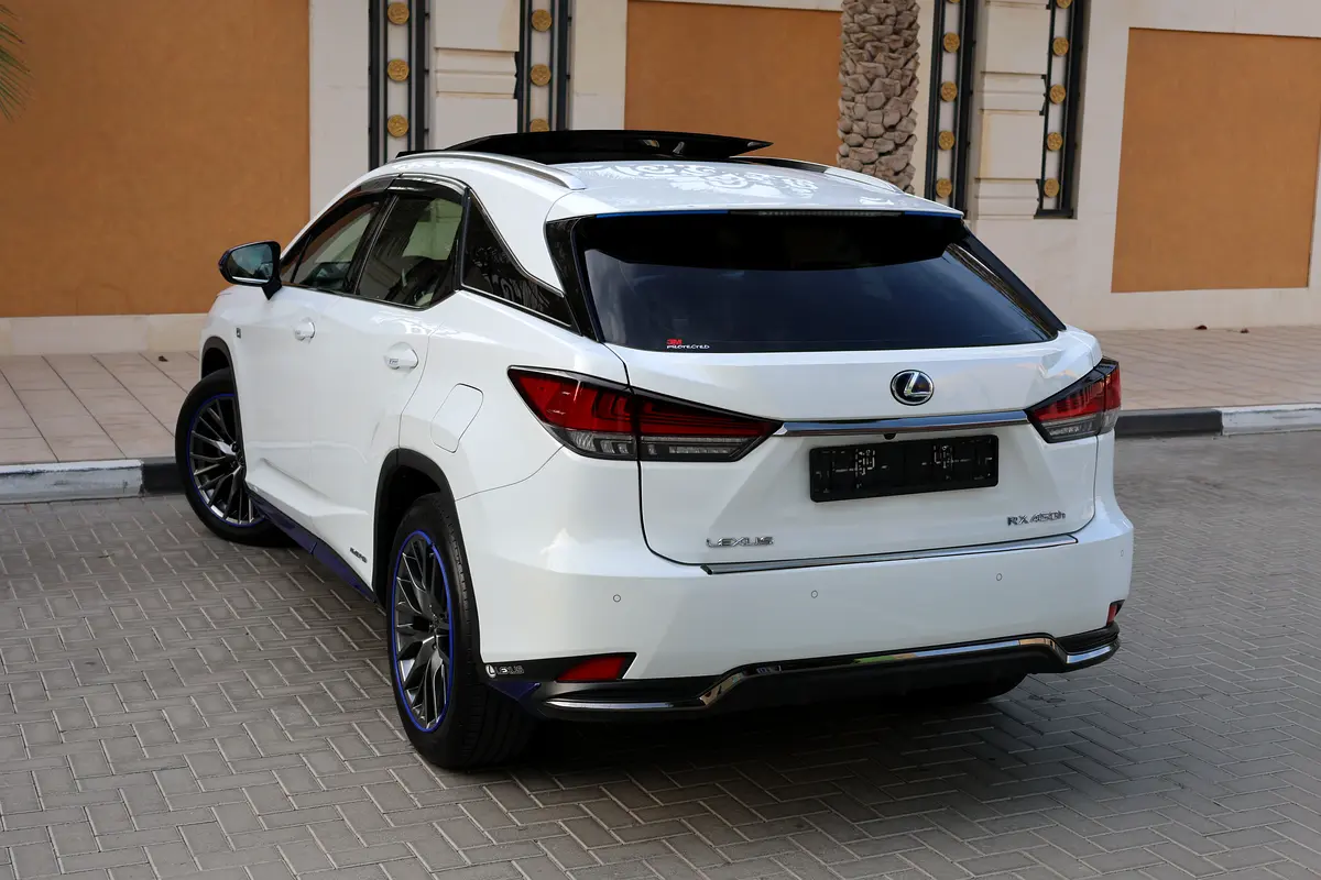 Lexus RX450h-F SPORT-2021-152000KM-GCC SPECS-EXCELLENT CONDITION full service history at Lexus - Thumbnail 4