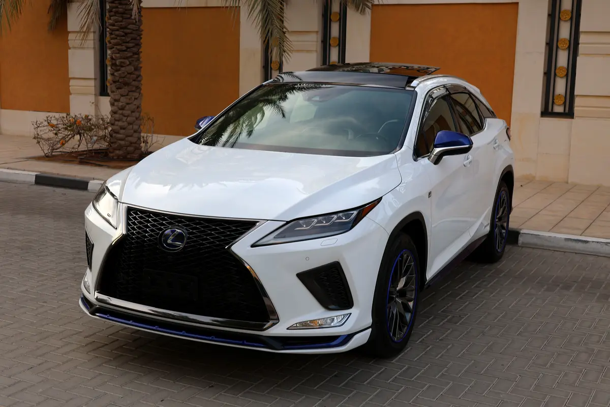 Lexus RX450h-F SPORT-2021-152000KM-GCC SPECS-EXCELLENT CONDITION full service history at Lexus - Thumbnail 5